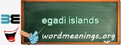WordMeaning blackboard for egadi islands